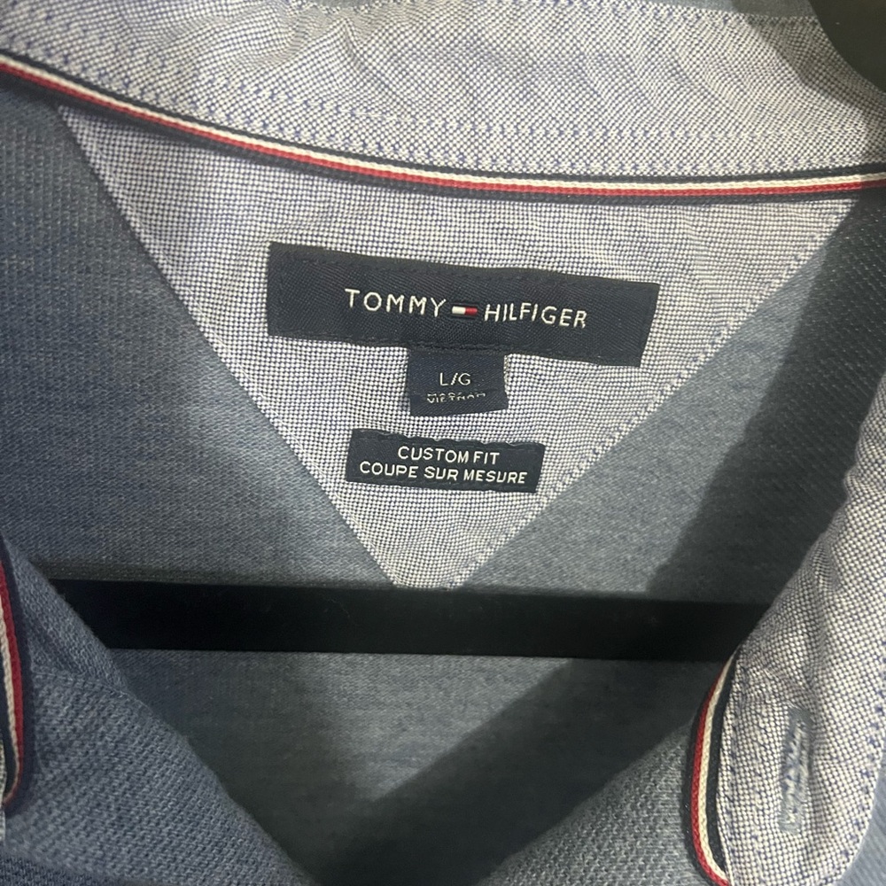 Tommy Hilfiger Gray Custom Fit Polo